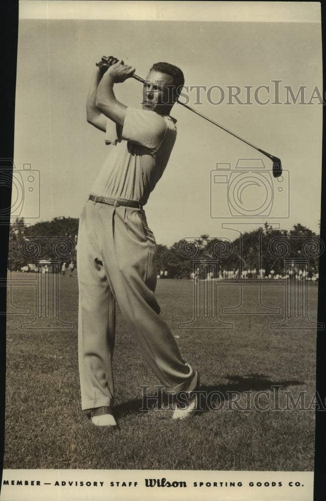 Press Photo Golfer Loddie Kempa, Wilson Sporting Goods Company Staff Member- Historic Images