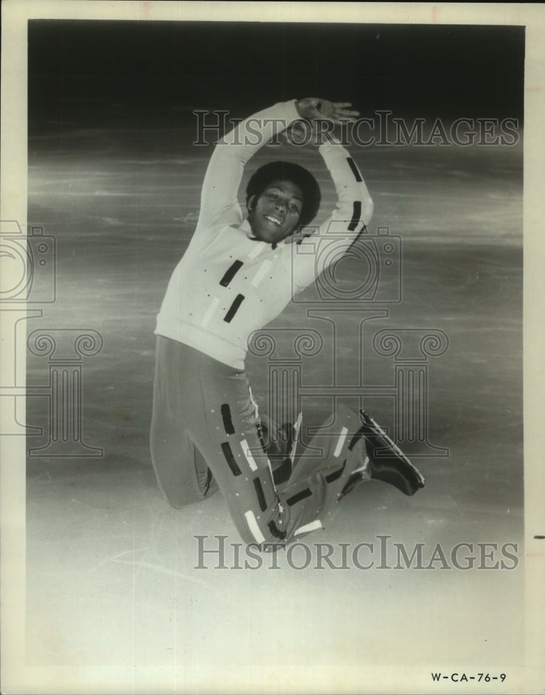 Press Photo Ice Skater Richard Ewell in Ice Capades at Convention Center Arena- Historic Images