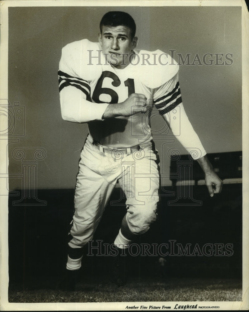 Press Photo Willie Hickerson, University of Mississippi Football Player- Historic Images
