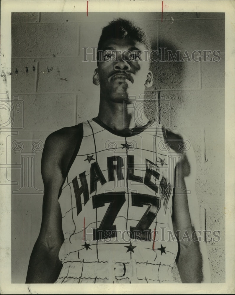 1958 Press Photo Rollie Harris, Harlem Basketball Player - sas11916- Historic Images