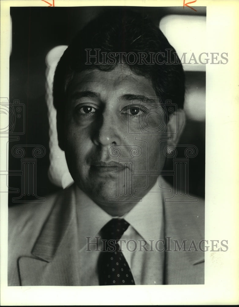 1986 Press Photo Tony Hernandez, Boxing Promoter - sas11920- Historic Images