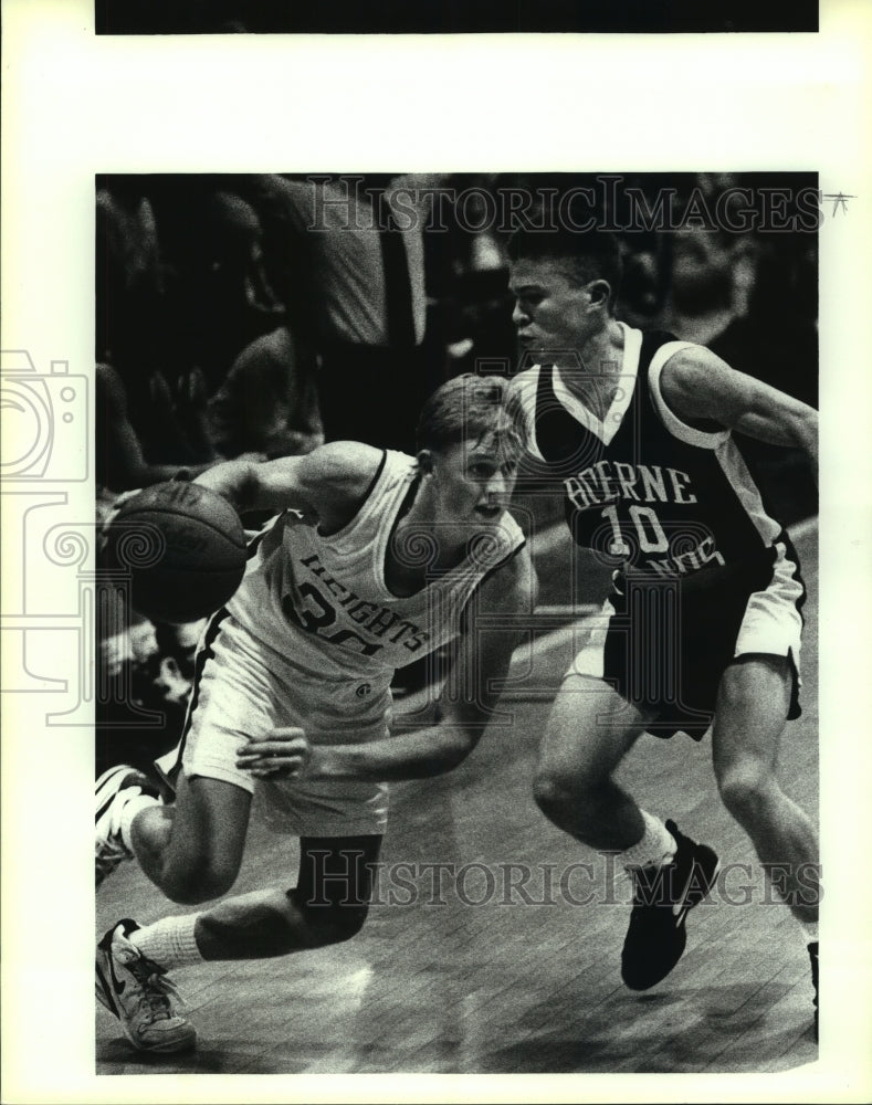 1993 Press Photo Dayne Masters, Alamo Heights High School Basketball Player- Historic Images