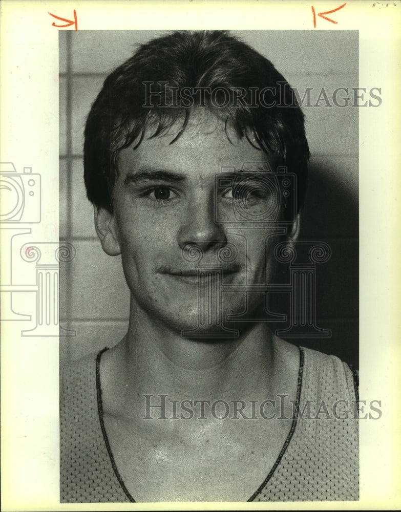 1986 Press Photo Pat Turner, South San High School Basketball Player - sas12037- Historic Images