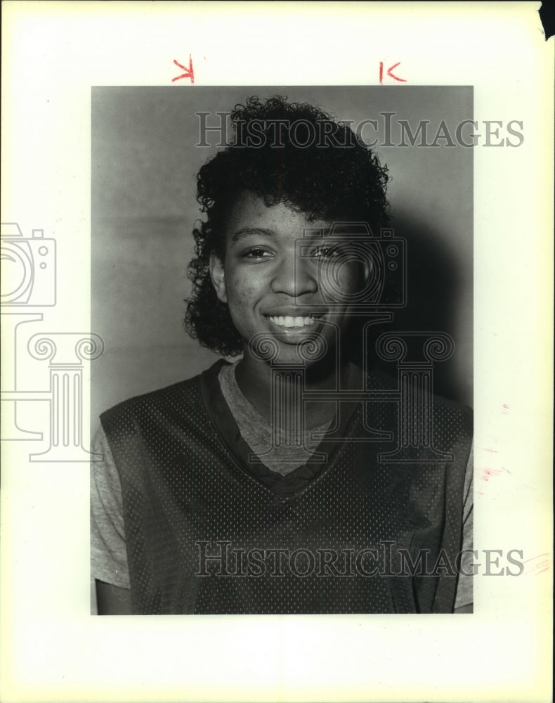 1987 Press Photo Jay High basketball player Sonja Sterling - sas12054- Historic Images