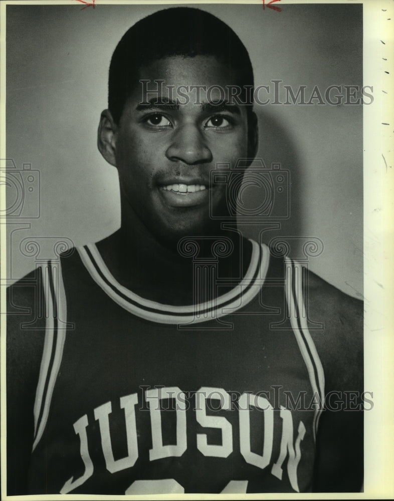 1986 Press Photo Chris Keith, Judson High School Basketball Player - sas12100- Historic Images