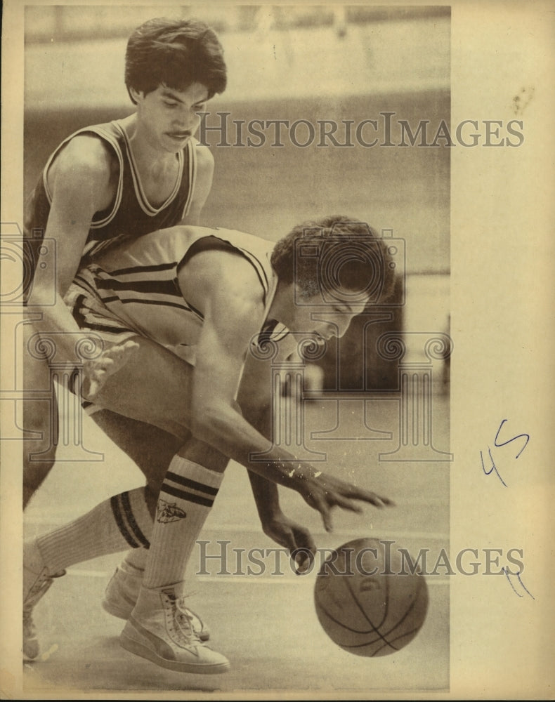 Press Photo Anthony Gonzales, King High School Basketball Player at Jay Game- Historic Images