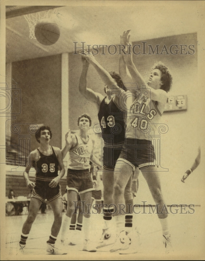 1982 Press Photo Harlandale and Robert E. Lee High School Basketball Players- Historic Images