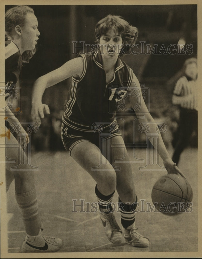 Press Photo Felicia Cavallini, Providence High School Basketball Player- Historic Images