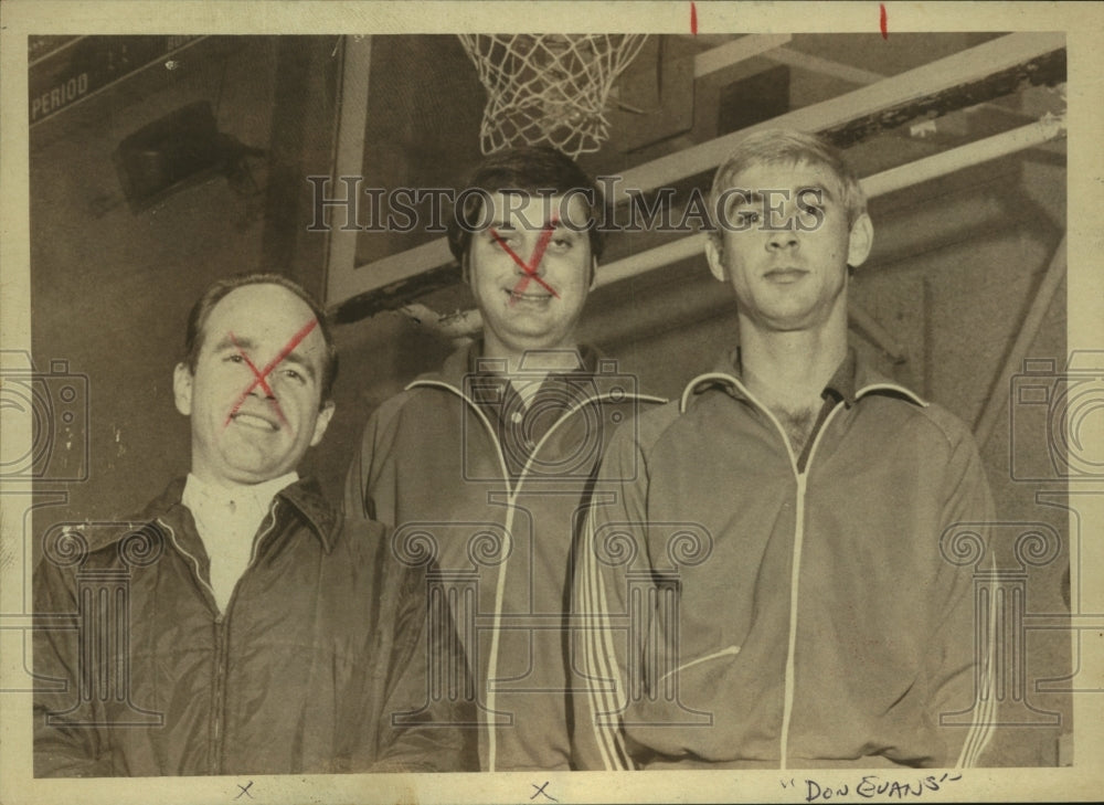 1981 Press Photo Lee High School Basketball Coaches - sas12163- Historic Images