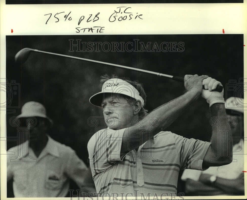 1987 Press Photo Golfer J. C. Goosie at Dominion Course - sas12185- Historic Images