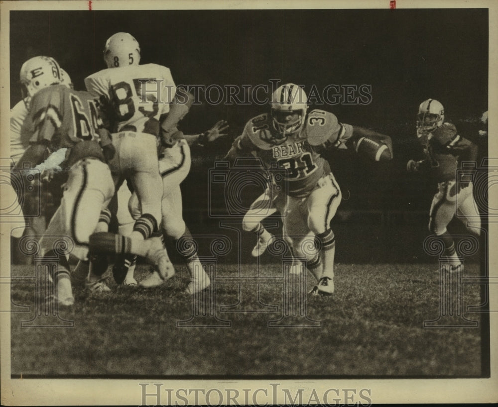 1977 Press Photo Gilbert Tijerina, High School Football Player - sas12218- Historic Images