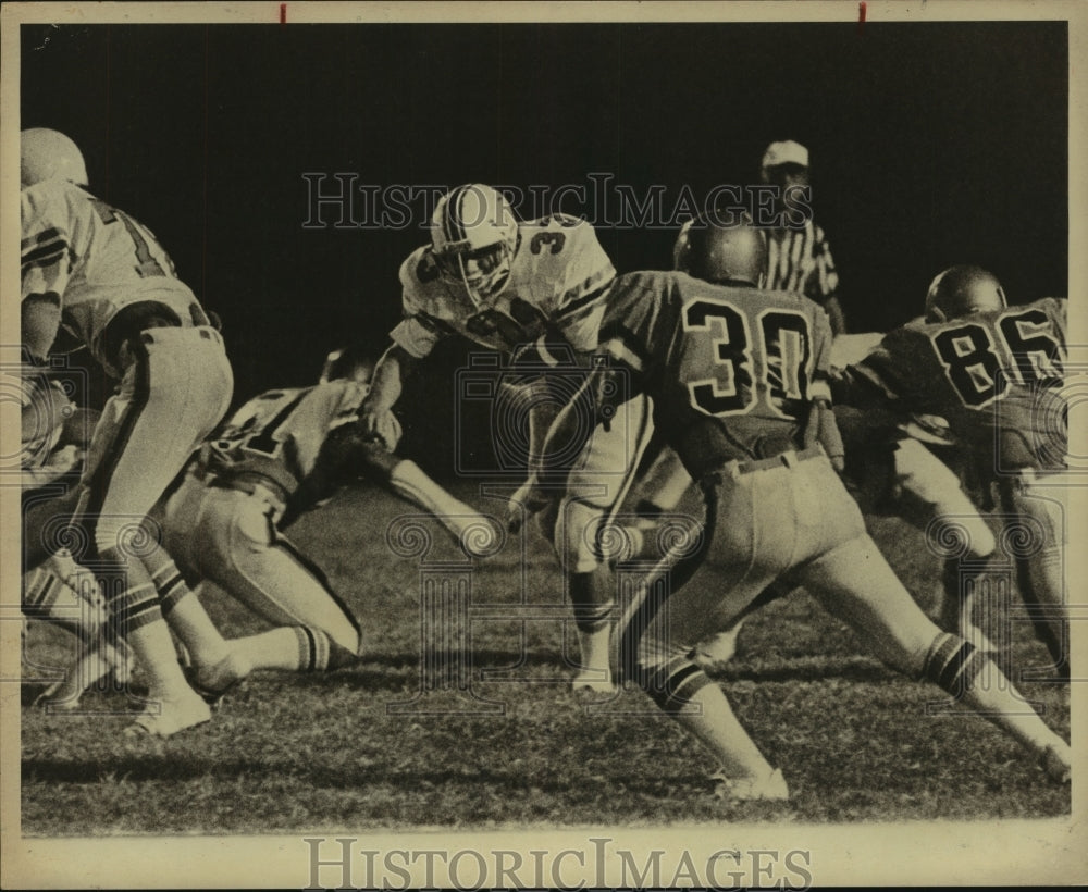1978 Press Photo David Gonzales, Burbank High School Football Player at Game- Historic Images