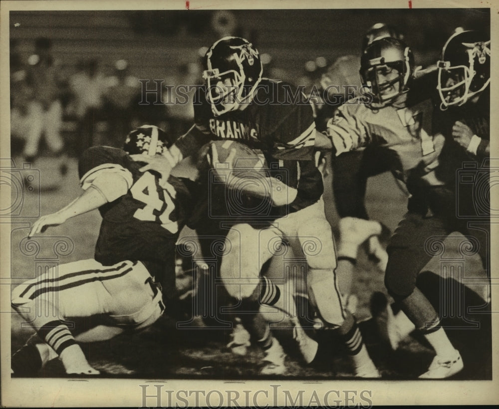 1977 Press Photo High School Football Players at Game - sas12235- Historic Images