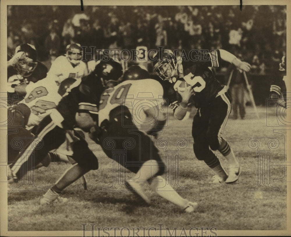 1979 Press Photo Keith Washington, East Central High School Football at Game- Historic Images