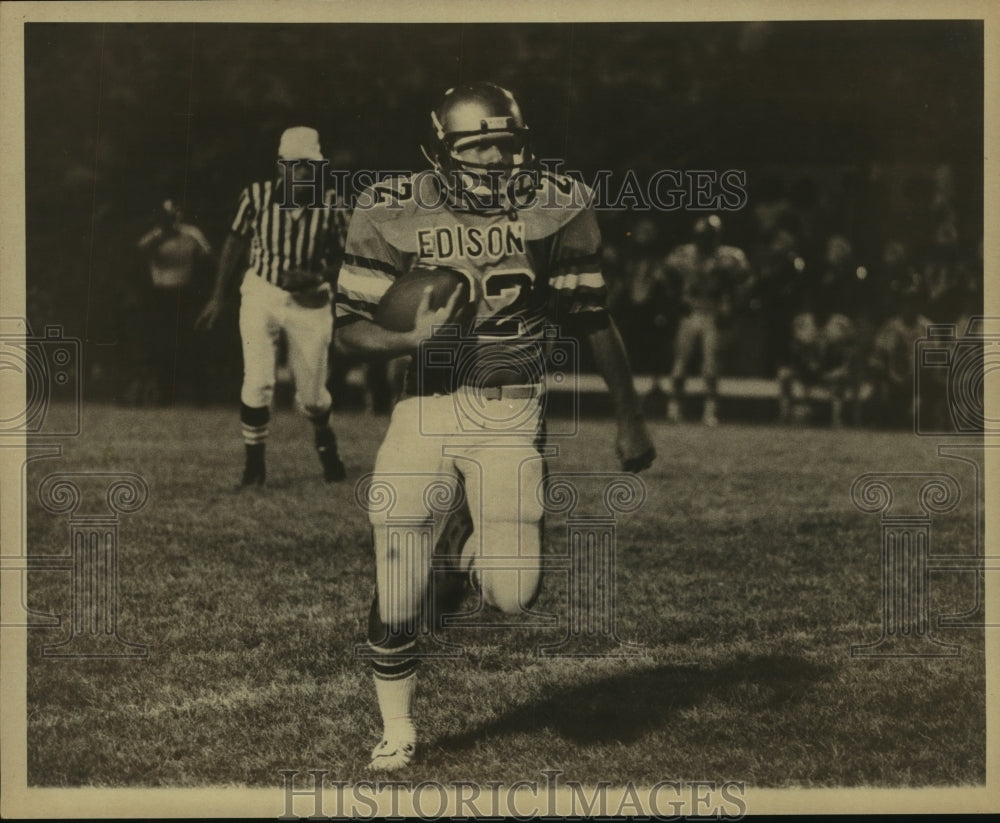 1979 Press Photo John Montemayor, Edison High School Football Player - sas12254- Historic Images