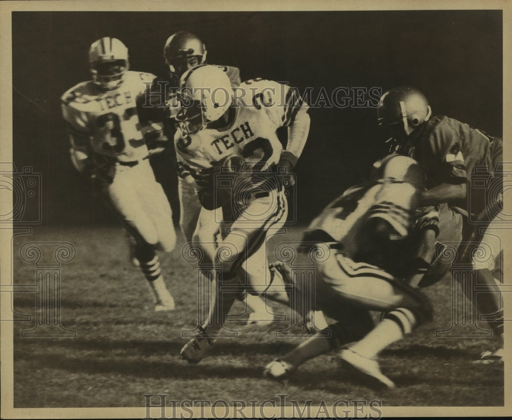 1979 Press Photo Kenneth Holland, Fox Tech High School Football Player- Historic Images