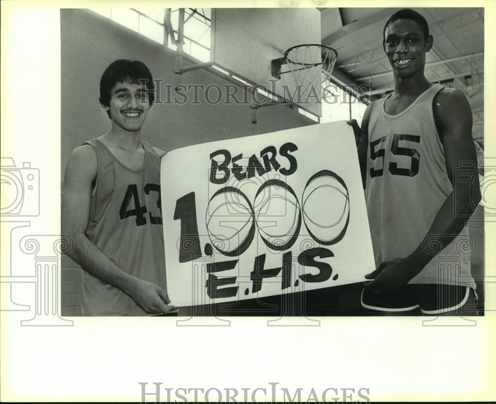 1987 Press Photo Robert Villela, Edison High School Basketball Player- Historic Images