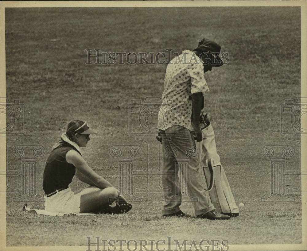 Press Photo Golfer Brenda Goldsmith - sas12320- Historic Images