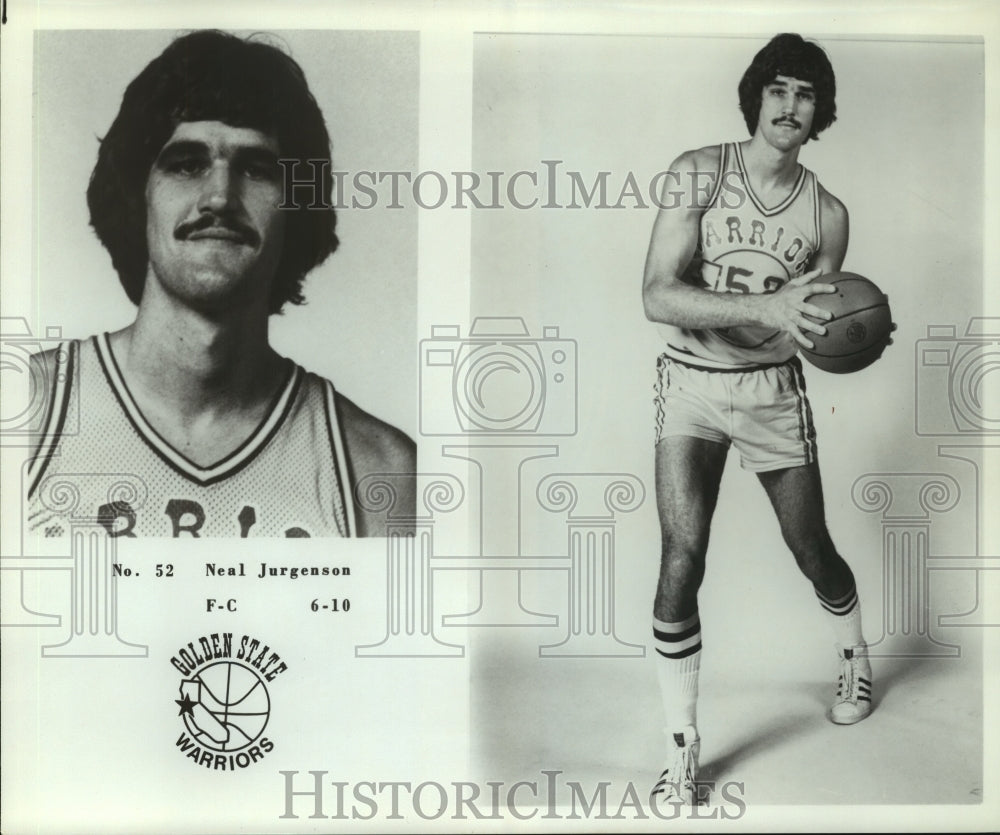 Press Photo Neal Jurgenson, Golden State Warriors Basketball Player - sas12346- Historic Images