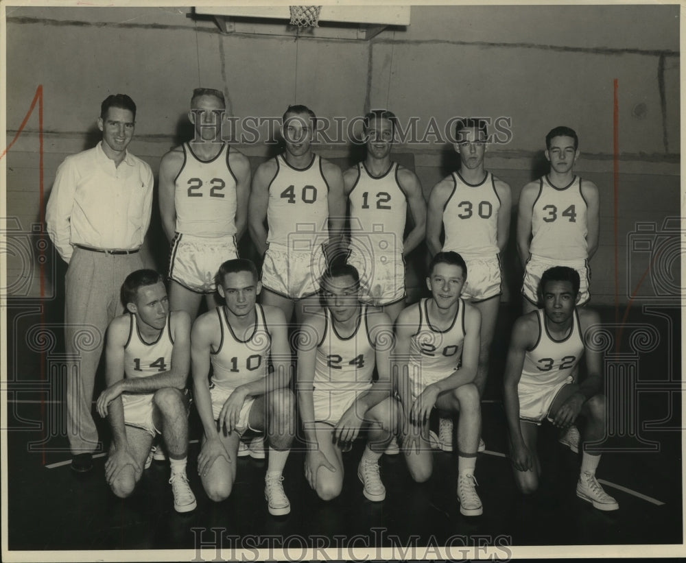 Press Photo Karnes City Bader Basketball Team - sas12406- Historic Images