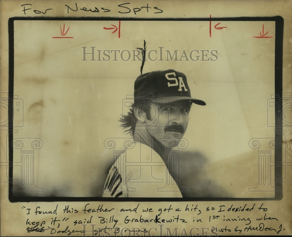Press Photo Billy Grabarkewitz, San Antonio Baseball Coach - sas12417- Historic Images