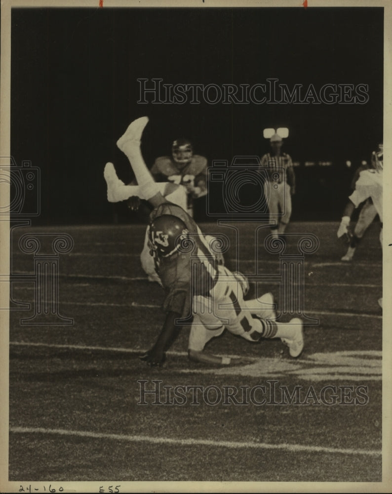 1978 Press Photo Alfred Garcia, Kennedy High School Football Player at Jay Game- Historic Images