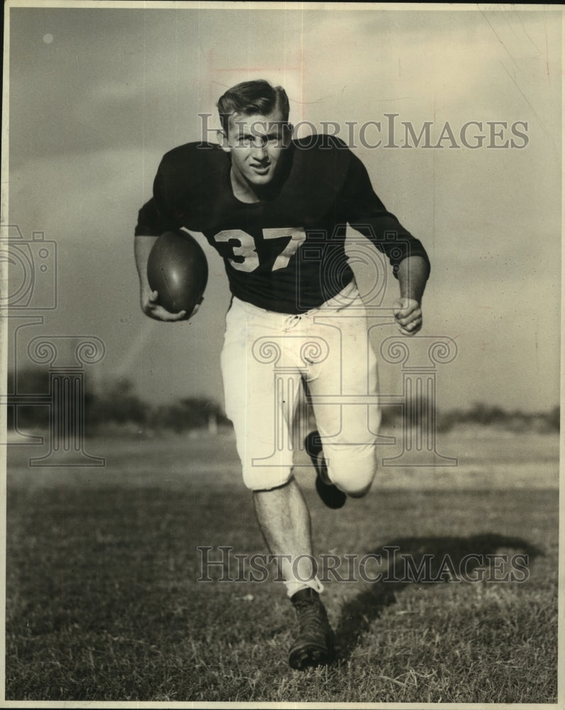 1955 Press Photo Jack &quot;Bubba&quot; Hays, Trinity Football Player - sas12440- Historic Images