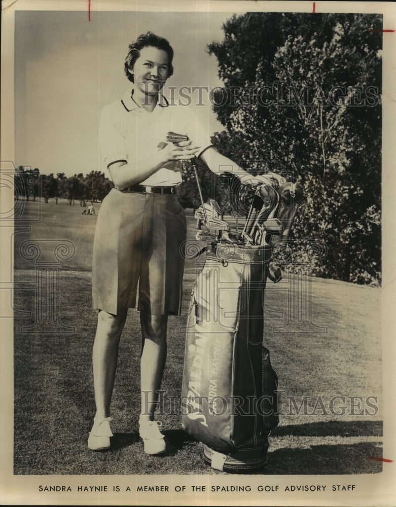 Press Photo Golfer Sandra Haynie, Spalding Golf Advisory Staff Member- Historic Images