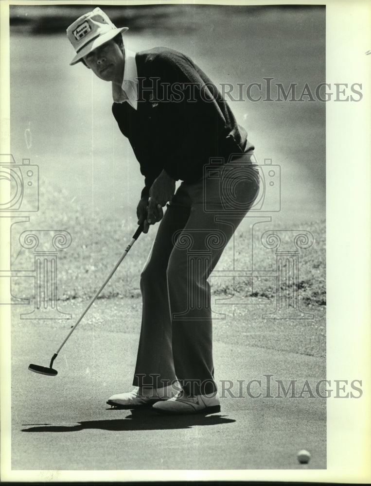 1985 Press Photo Golfer Mark Hayes at Texas Open - sas12447- Historic Images