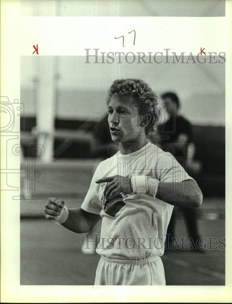 1988 Press Photo Jim Hartung, Ex-Olympian - sas12468- Historic Images