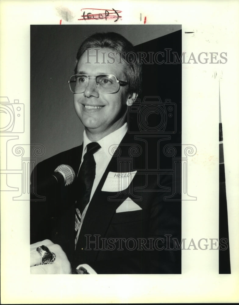 1990 Press Photo John Jenkins, University of Houston Head Coach - sas12471- Historic Images