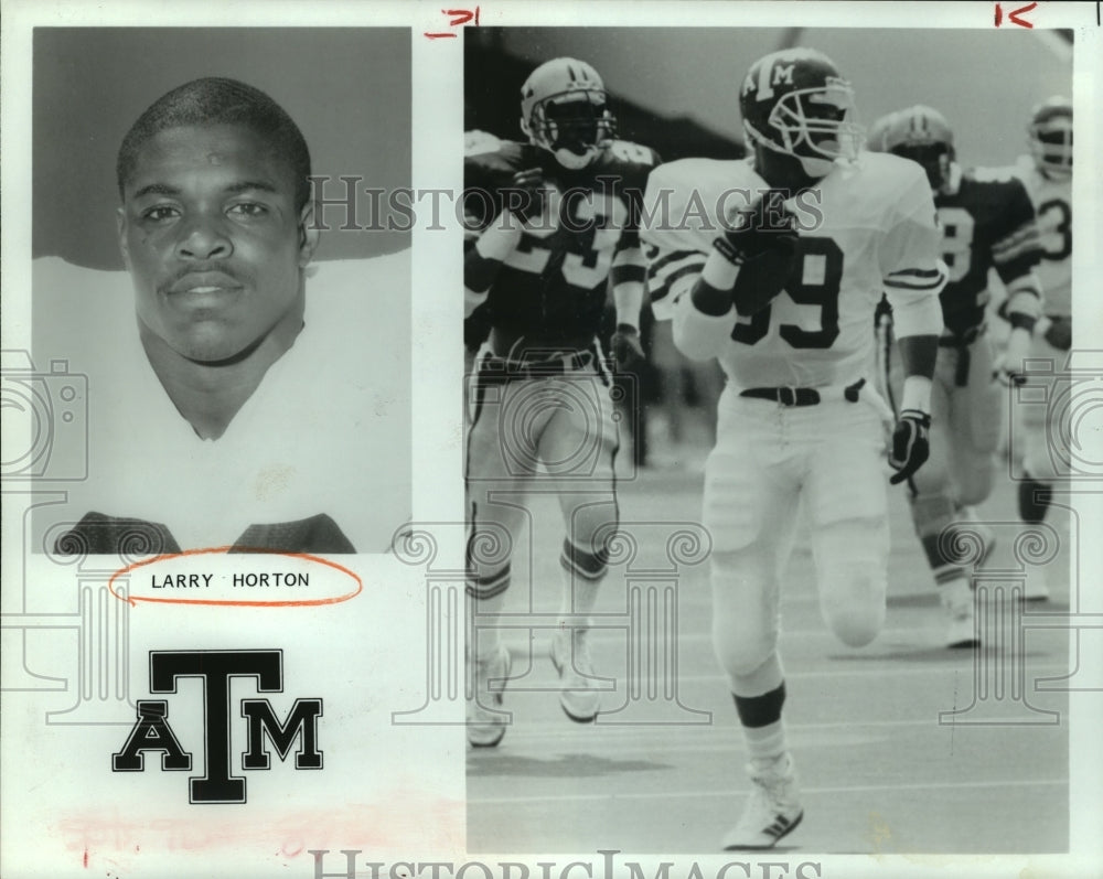 Press Photo Ray Horton, Texas A&amp;M Football Tailback - sas12611- Historic Images