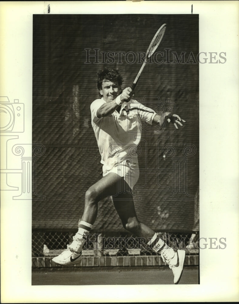1984 Press Photo Trinity tennis player Charles Honey - sas12691- Historic Images