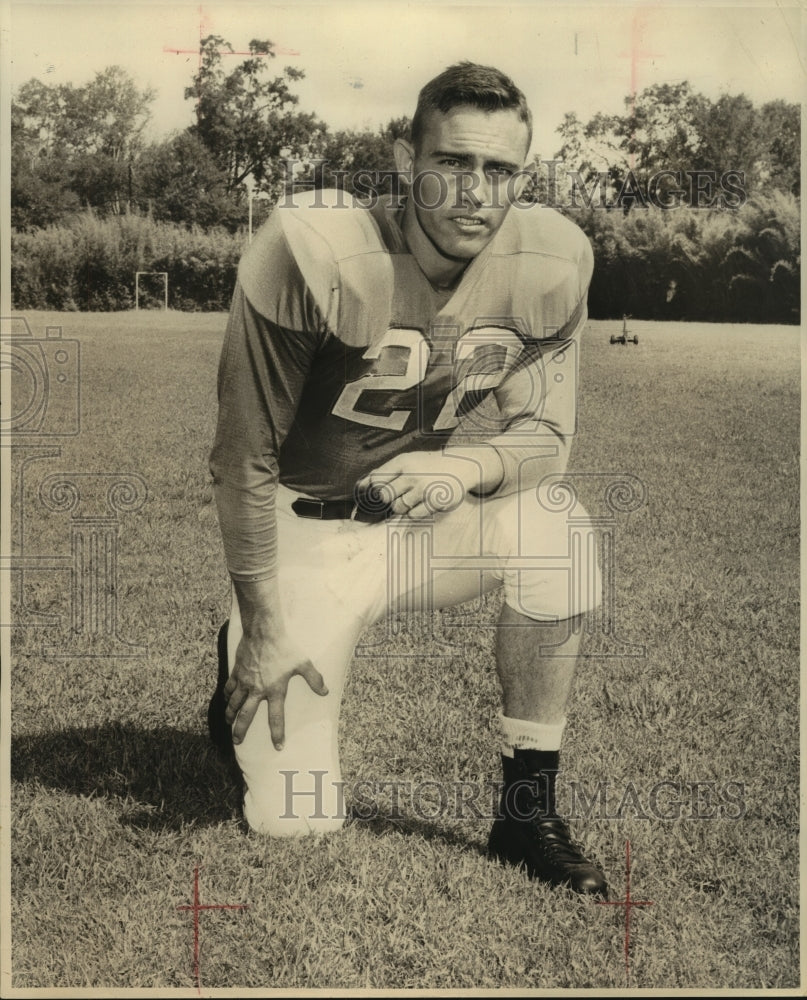 1956 Press Photo Billy Honeycutt, Football Player - sas12733- Historic Images