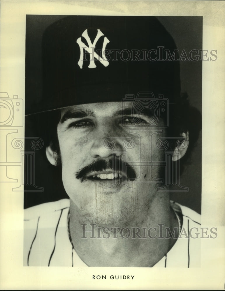 Press Photo Ron Guidry, New York Yankees Baseball Player - sas12790- Historic Images