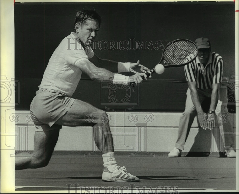 1986 Press Photo Cliff Richey, Tennis Player at Dominion Tennis Classic- Historic Images