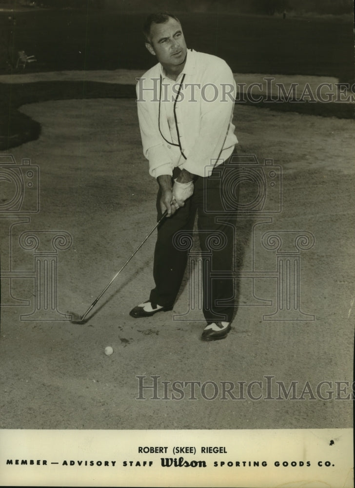 Press Photo Golfer Robert "Skee" Riegel - sas12986- Historic Images