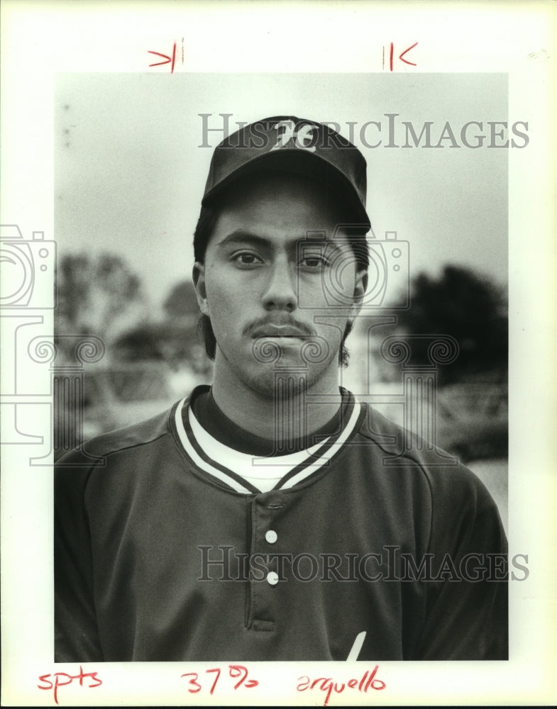 1990 Press Photo Highland High baseball player Ray Arquello - sas13015- Historic Images