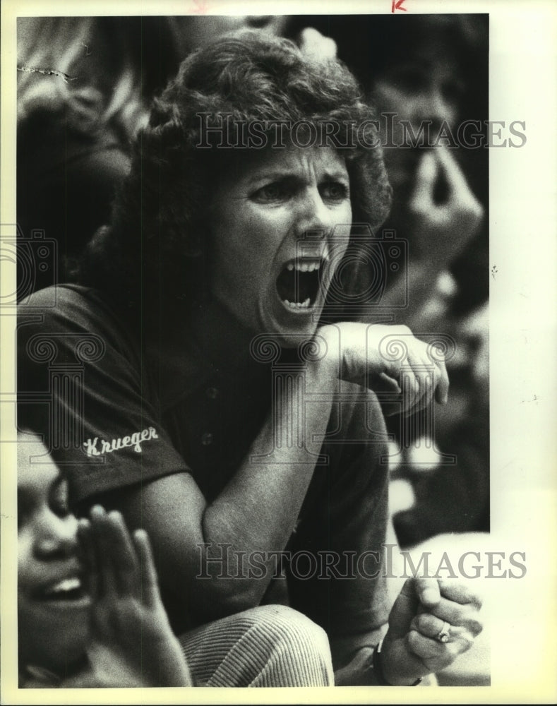 1983 Press Photo John Jay High coach Ann Krueger - sas13019- Historic Images