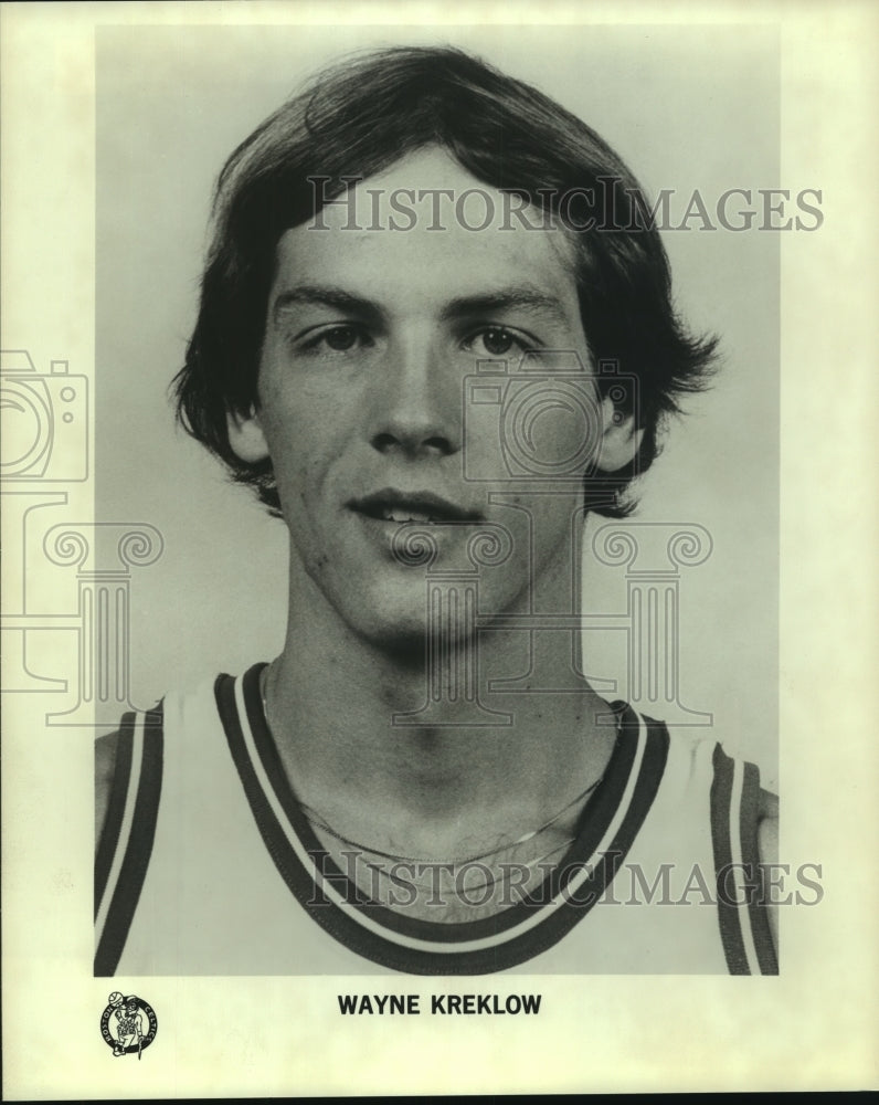 Press Photo Boston Celtics basketball player Wayne Kreklow - sas13028- Historic Images