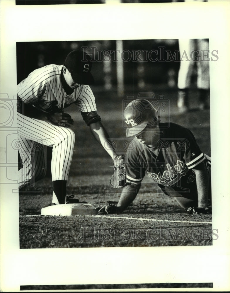 1993 Press Photo Judson and South San play a high school baseball playoff game- Historic Images