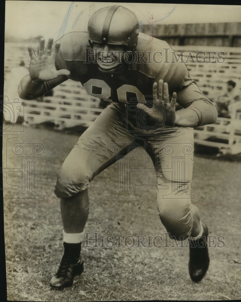 1951 Press Photo Dom Moornaw, Football Player - sas13128- Historic Images