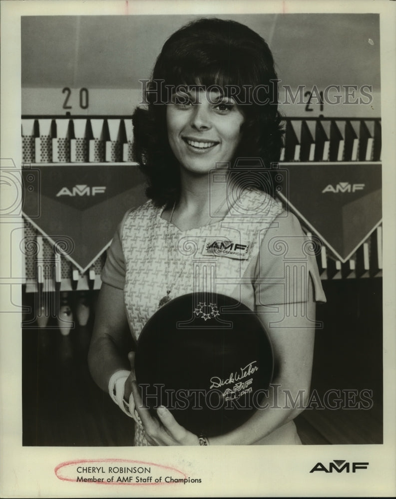 1978 Press Photo Pro bowler Cheryl Robinson - sas13206- Historic Images