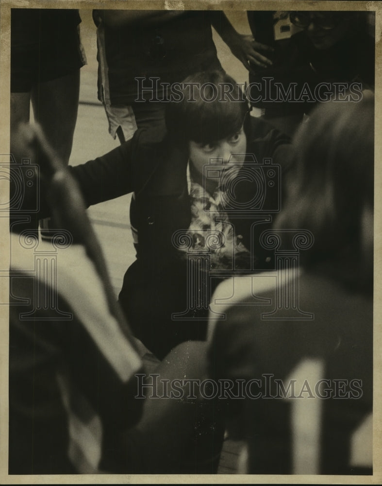 1980 Press Photo Deana Richardson, Jay Basketball Coach - sas13339- Historic Images