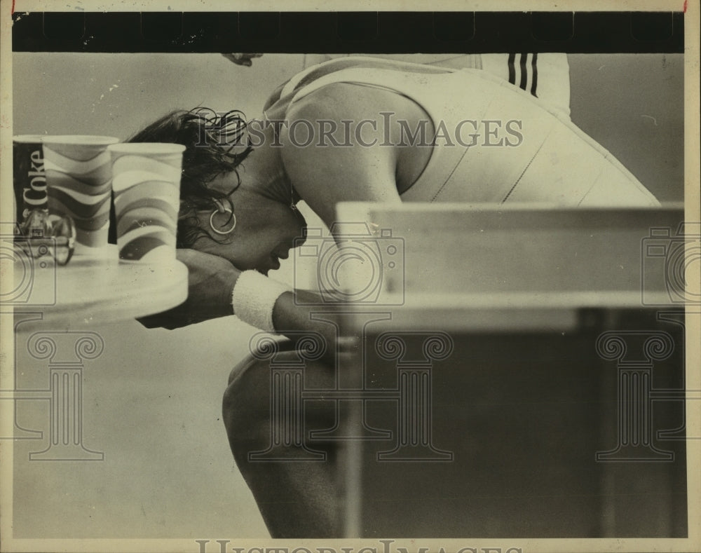 1977 Press Photo Dr. Renee Richards, Tennis Player - sas13344- Historic Images