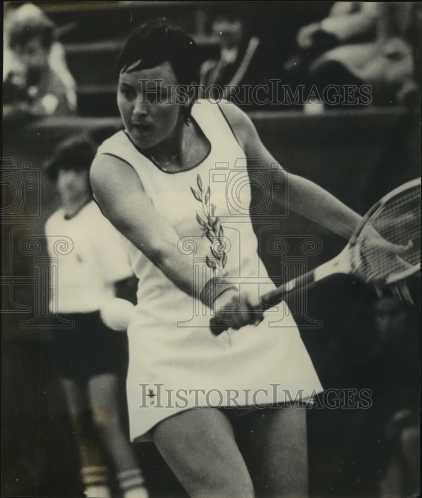 Press Photo Karen Krantzcke, Tennis Player - sas13426- Historic Images