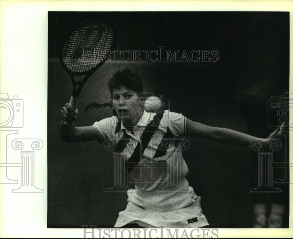 1989 Press Photo Kathy Rinaldi, Tennis Player at Match - sas13487- Historic Images
