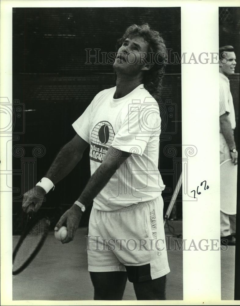 1985 Press Photo Eddie Edwards, San Antonio Racquets Tennis Player - sas13618- Historic Images