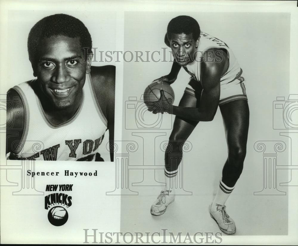 Press Photo Spencer Haywood, New York Knicks Basketball Player - sas13894- Historic Images