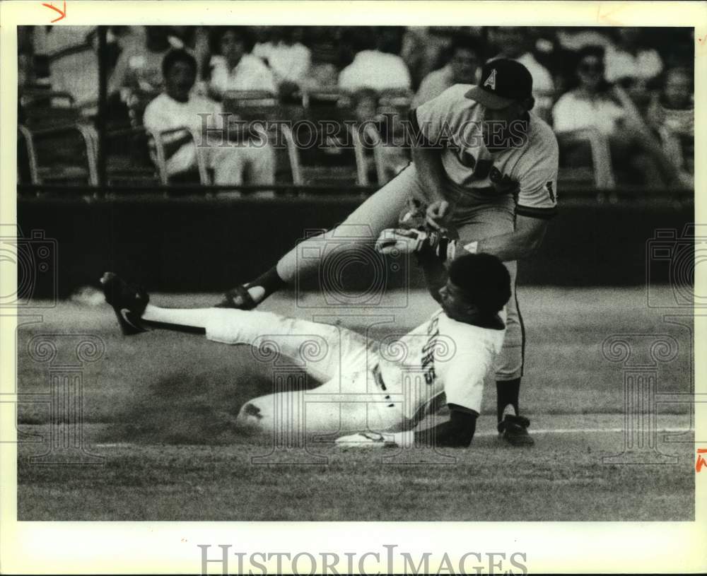 1989 Press Photo Midland and the San Antonio Missions play minor league baseball- Historic Images